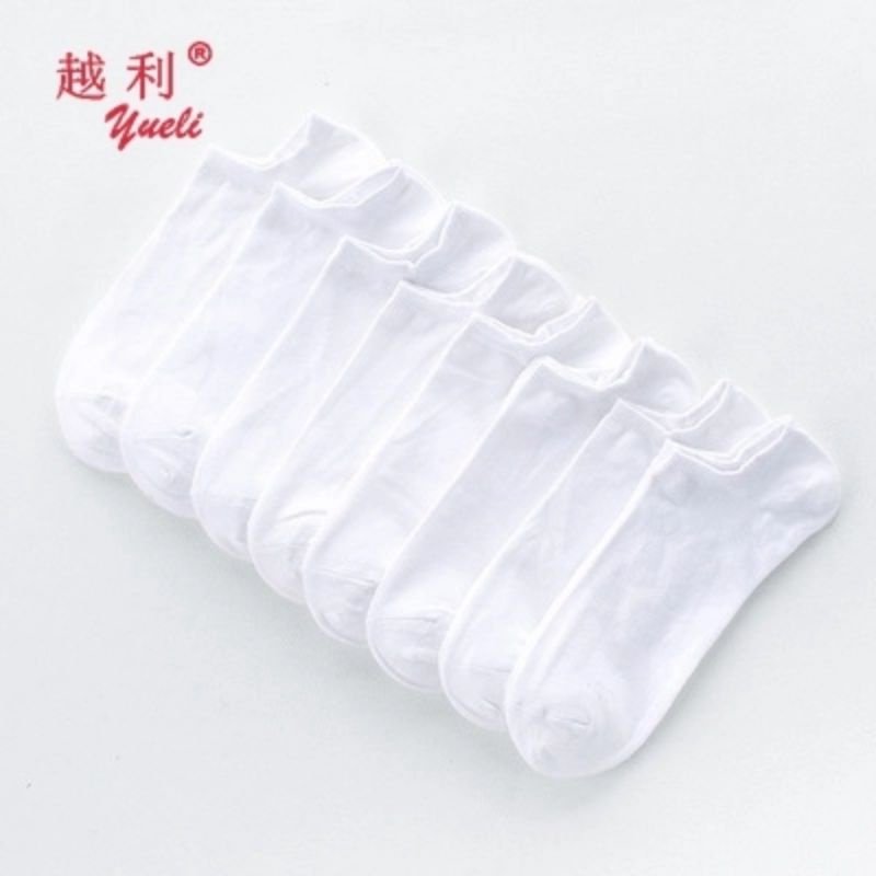 TOKO KL | GROSIR 1 LUSIN KAOS KAKI PENDEK MATAKAKI PUTIH POLOS ANKLE SOCK REMAJA DEWASA MURAH