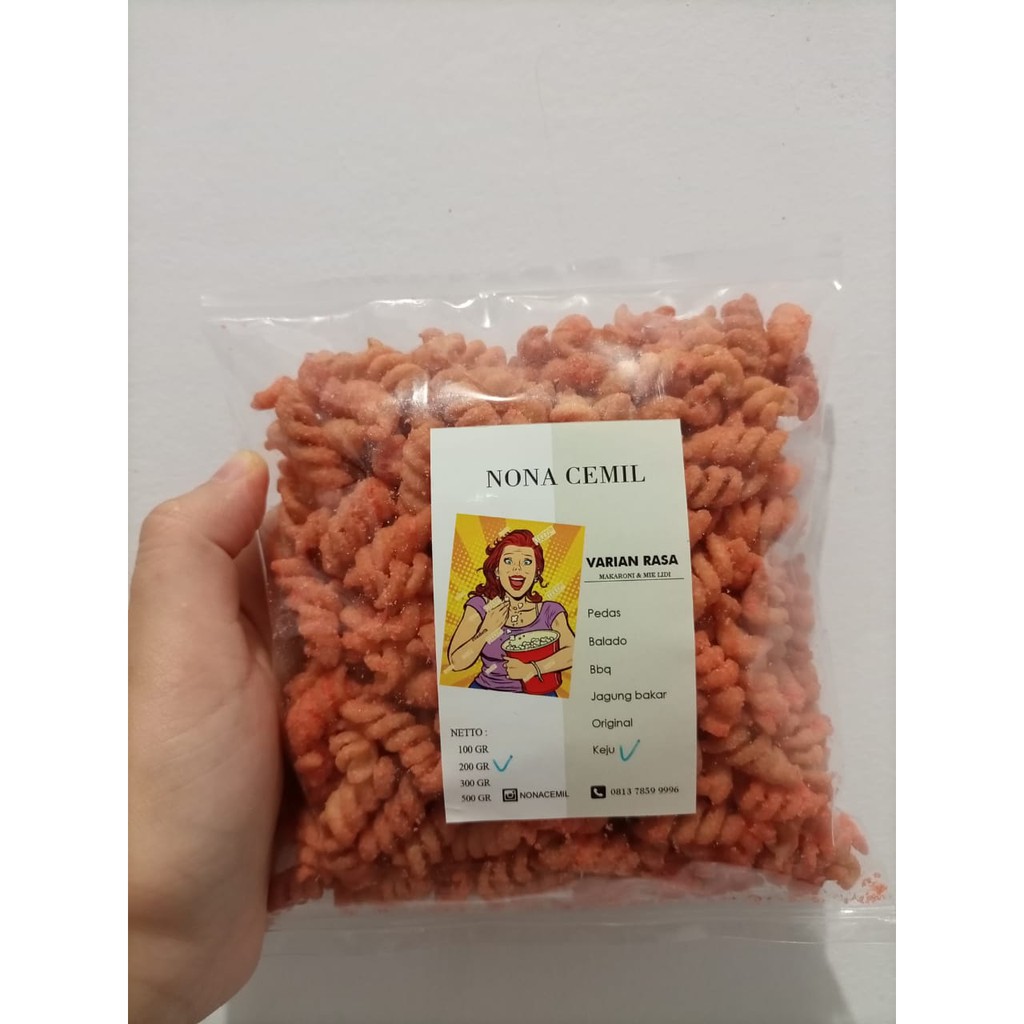 

Makaroni Spiral Keju (100 gr - 1.000 gr)