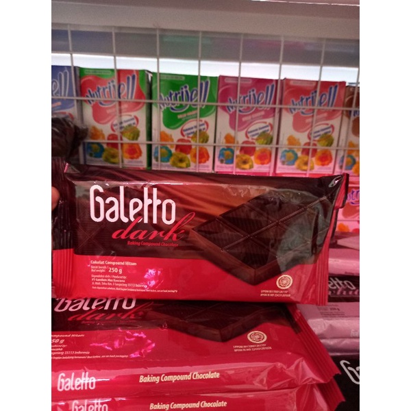 

GALETTO COKLAT DAR COMPOUND 250 GR