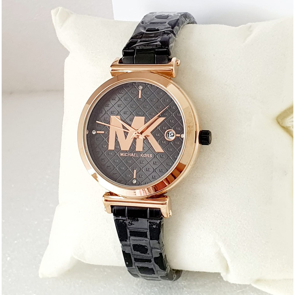 [ COD] Jam Tangan Fashion Wanita MK Classic 4335 CT Stainless Steel Tanggal Aktif Plus Box & Baterai