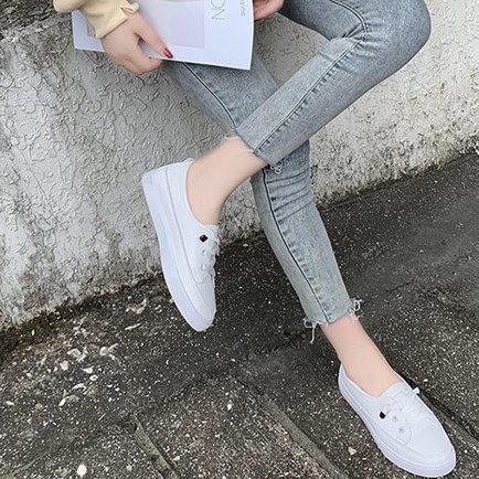 SW48 Sepatu Sneakers Import Wanita Korea Fashion Kanvas Sport Shoes COD Original