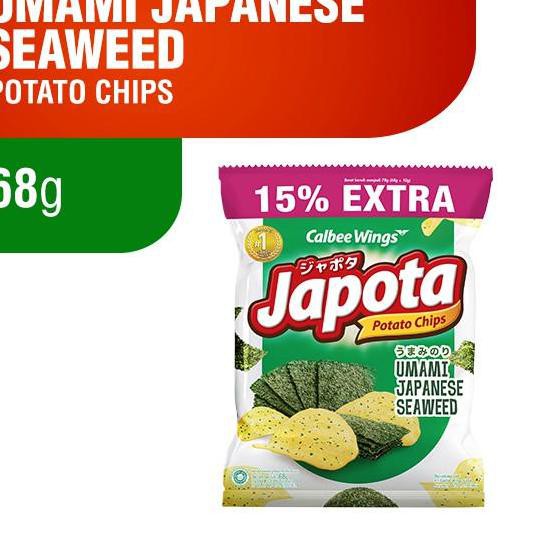 

READY BOSKYU Japota Potato Chips Umami Japanese Seaweed 68 gr x 2 pcs