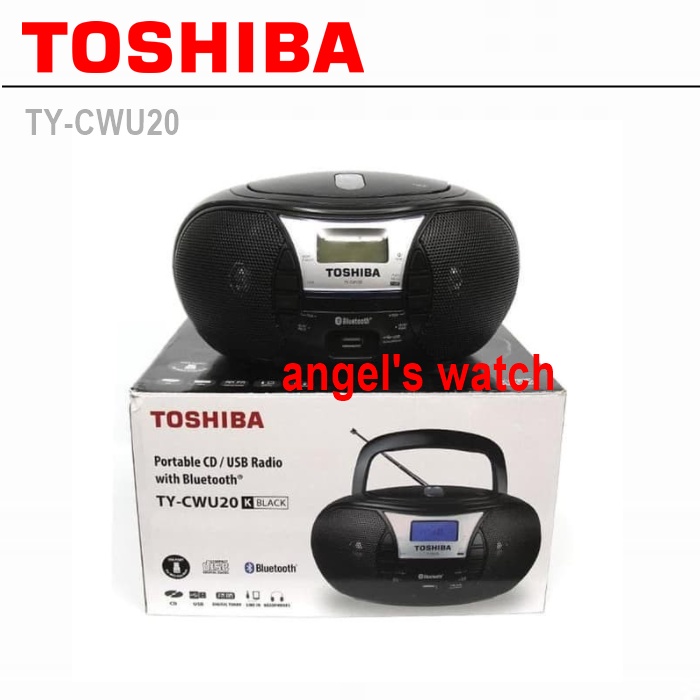 ANGELSWATCH MINI COMPO TOSHIBA TY-CWU20 BLUETOOTH MP3 RADIO/ RADIO PORTABLE