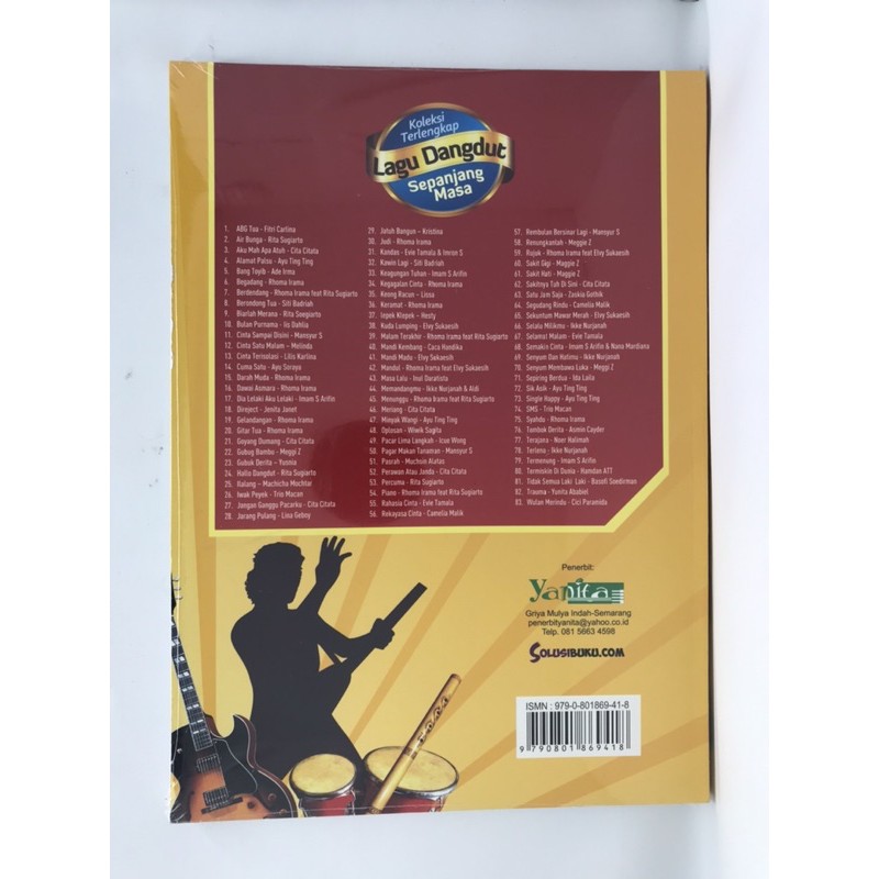 Jual BUKU KOLEKSI TERLENGKAP LAGU DANGDUT SEPANJANG MASA | Shopee Indonesia