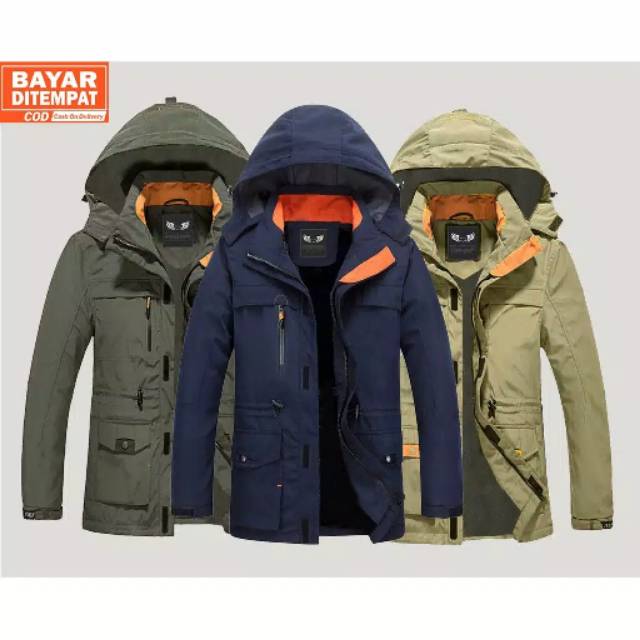 JAKET PARKA JEEP TERSEDIA 3 VARIASI WARNA PREMIUM