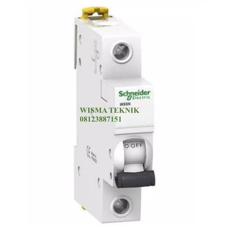 MCB SCHNEIDER 1P 16 Amp SCHNEIDER 6KA NO REF A9K27116 iK60N