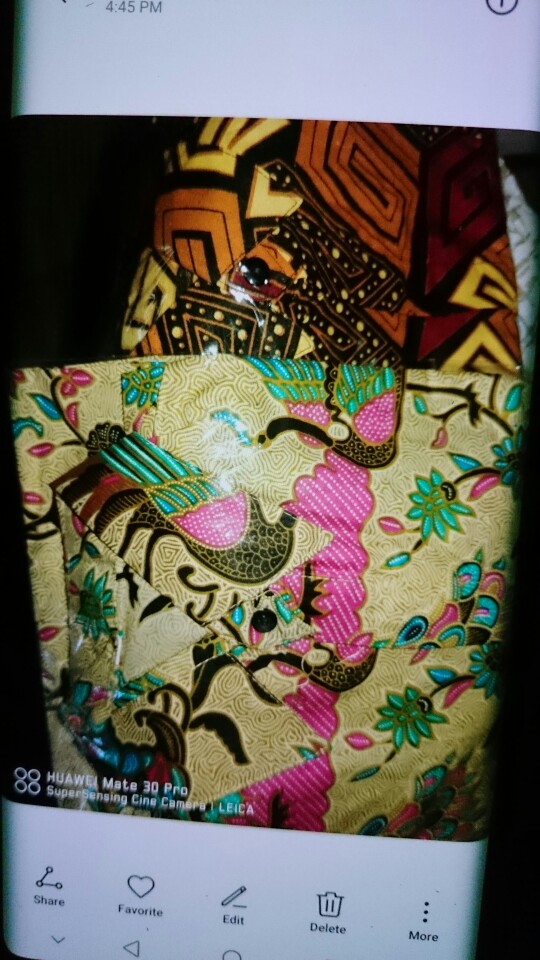 Asifa Batik Hrb026 Kenongo Kemeja Tosca Pendek Pekalongan Padi M L Xl Sogan Tulis Halus Kemeja Batik