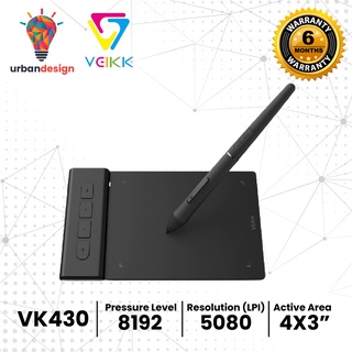 Drawing Tablet VEIKK VK430 Digital Graphic Tablet OSU Alt S640 VK640 A30