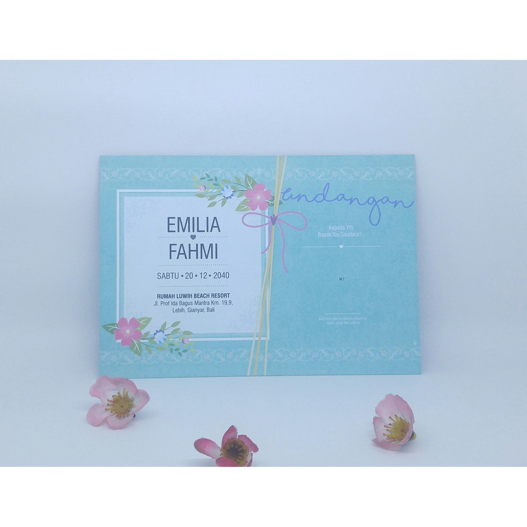 Undangan Pernikahan Unik M7 Shopee Indonesia