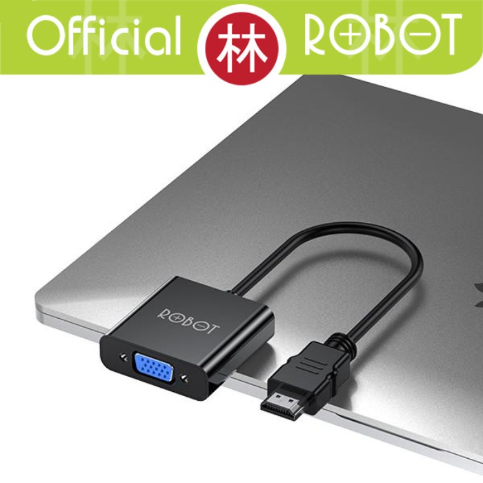 Robot RHV10 Converter HDMI To VGA Adapter 1080P Without Audio &amp; Power