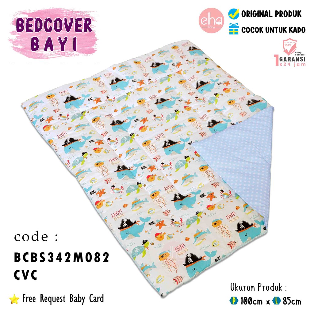 Bed Cover Selimut Baby Perlengkapan Bayi Baru Lahir Baby Bed Set Karakter Cocok Untuk Kado Lahiran-BCBS342M082CVC
