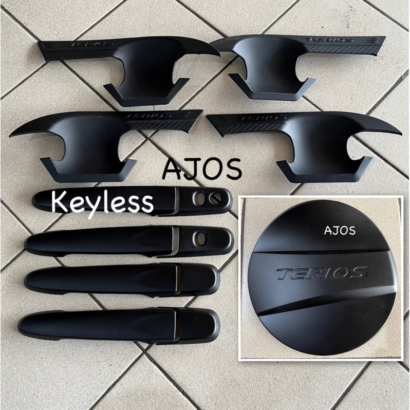 Paket Handle Outer All New Terios Hitam Type Keyless Tutup Tangki