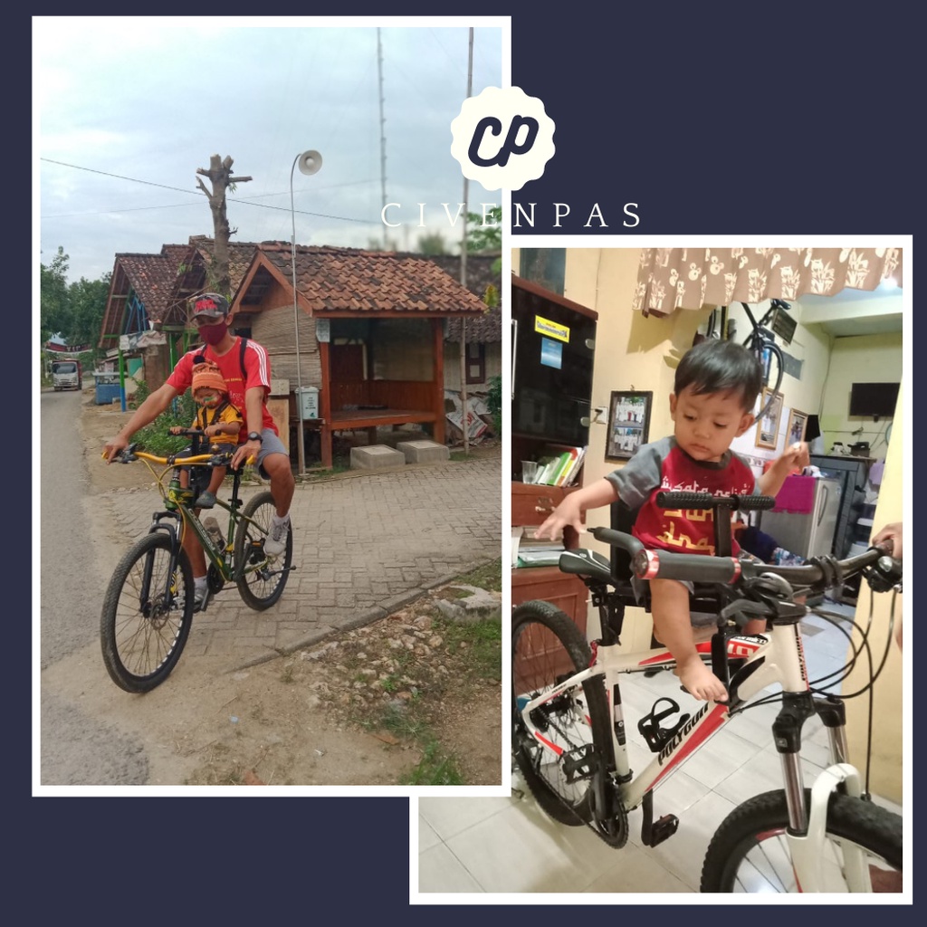 Kursi boncengan tambahan sepeda lipat minion mtb gunung sayur bmx