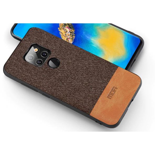 Huawei Mate 20 MOFi Fabric Design Jeans Silicone Case Original