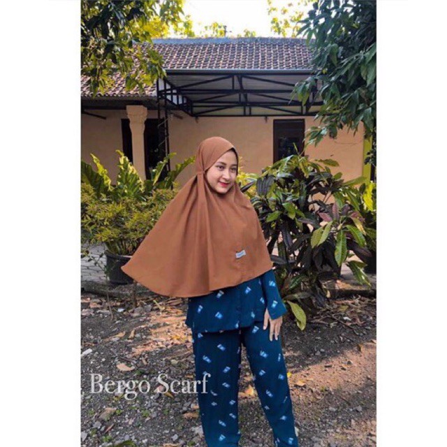 HFS | Bergo prime azkia scarf (SALE WARNA RANDOM)
