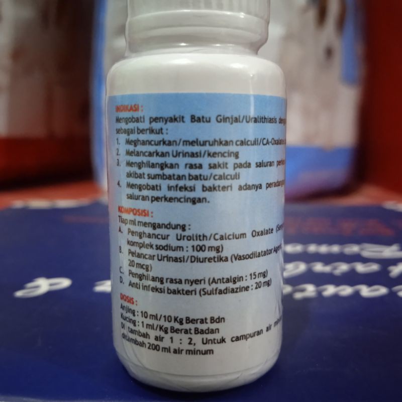 K&amp;J urinary solution 10ml / obat gangguan kencing Kucing dan Anjing