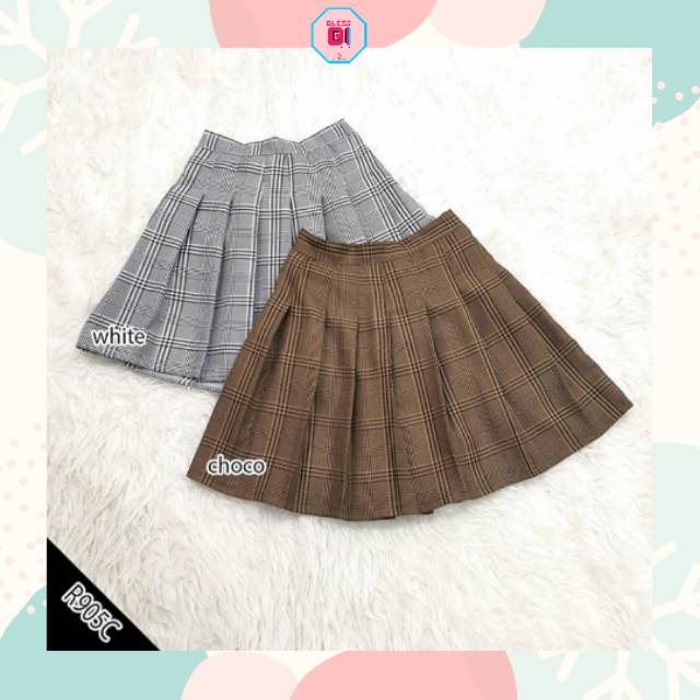 Rok wanita mini / style korea / rok korea