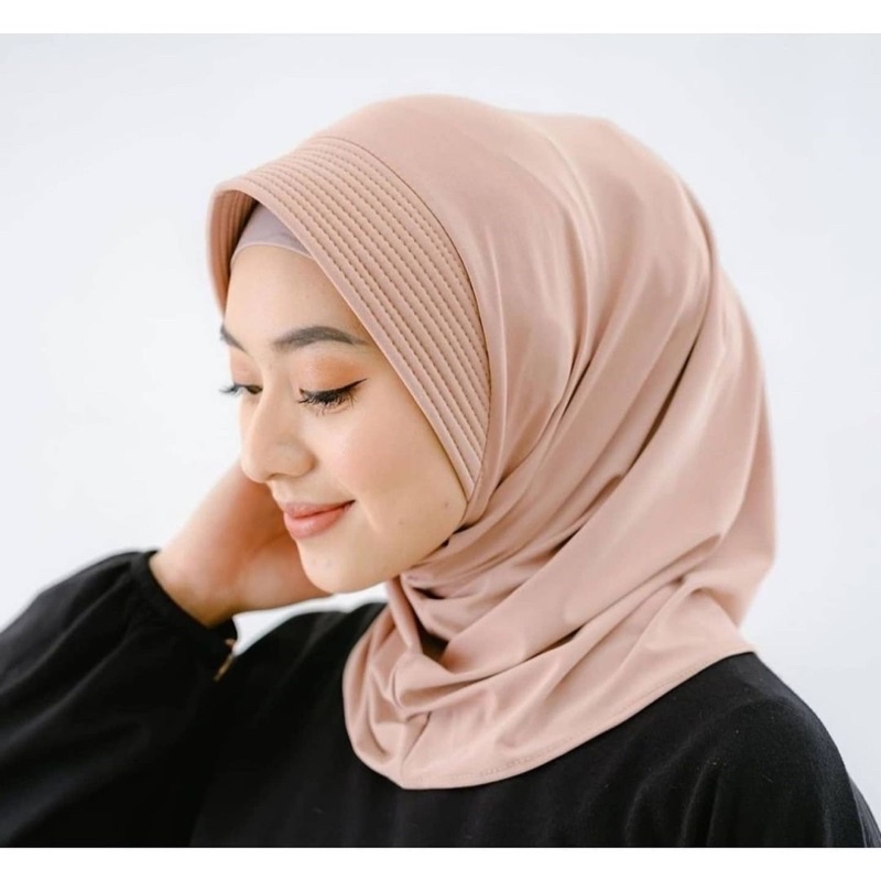 Hijab Sport / Jilbab Sport Pet Bordir / Hijab Voly Size S
