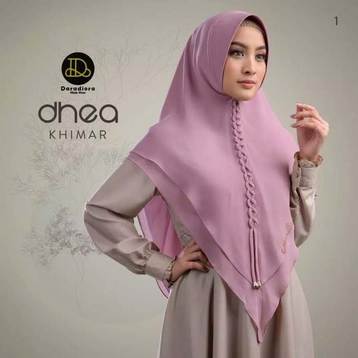 Hijab jilbab instan syari kerudung khimar pet 2 layer ceruti ori murah