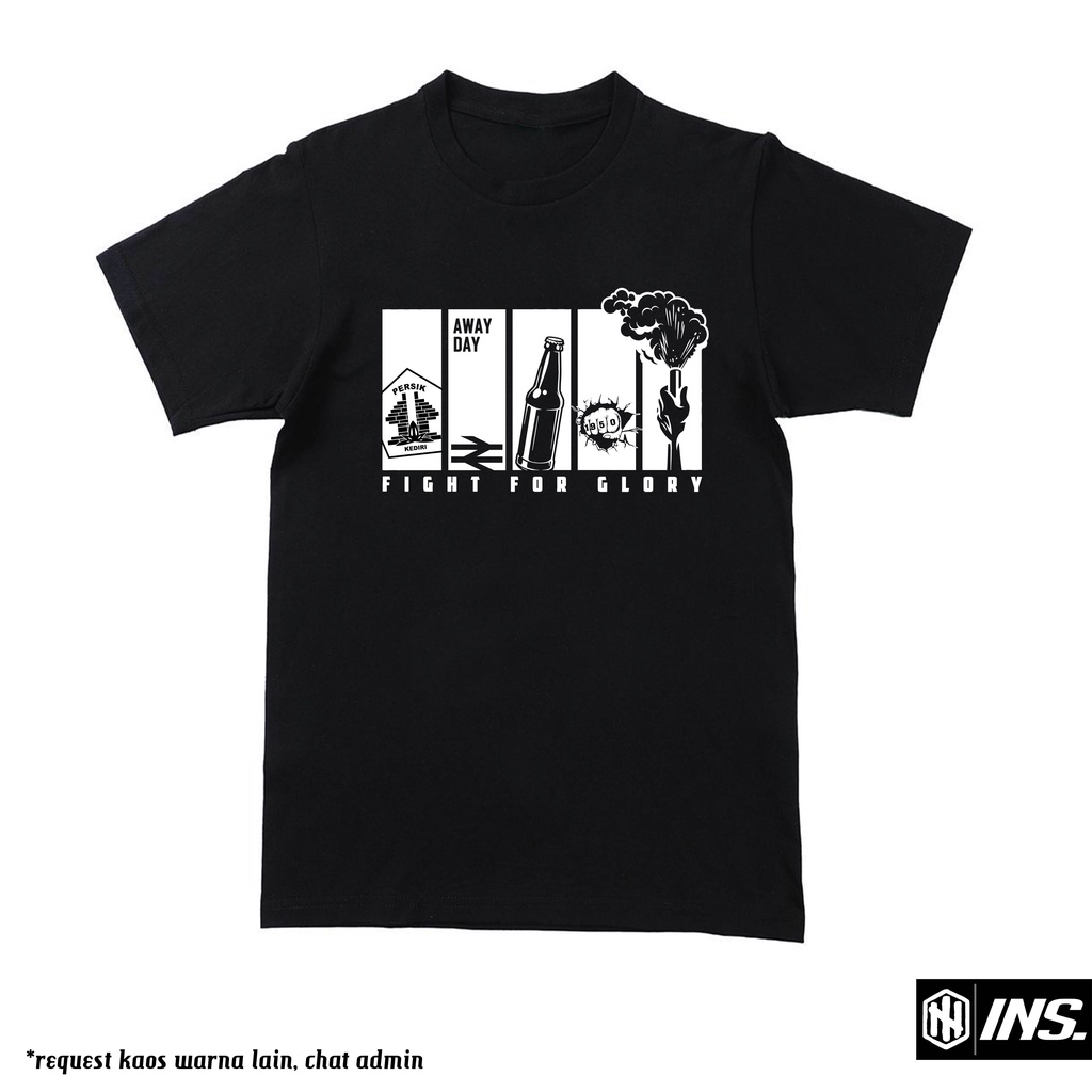 kaos tshirt casual persik kediri fans fight for pride