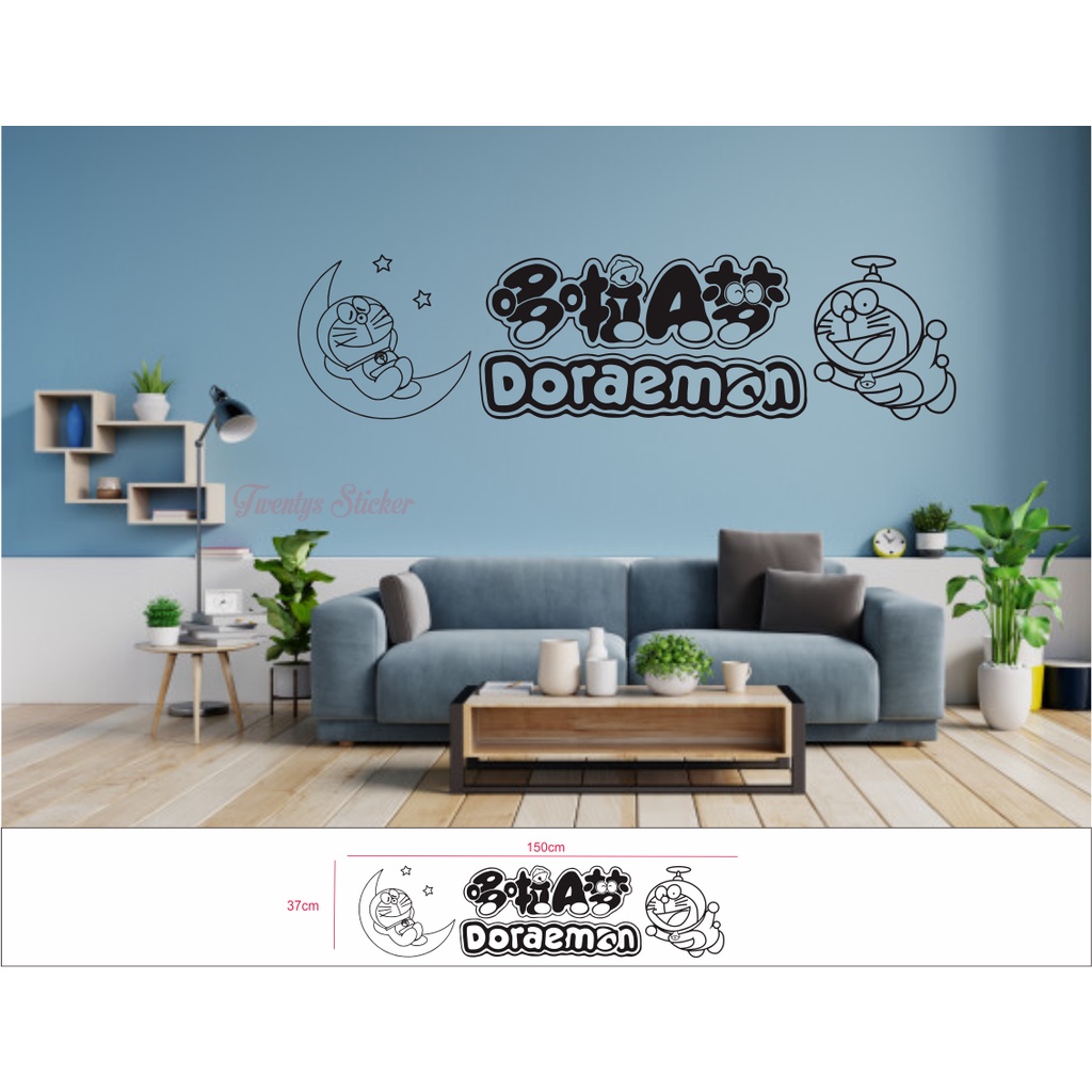 STIKER DORAEMON WALPAPER STICKER DINDING CUTTING STICKER