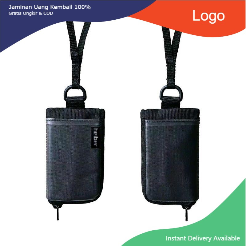 Tas Dompet Kartu Poke Gantung Leher Pria Wanita Murah - Hanging Wallet Gantung Leher Hp Cewek Cowok