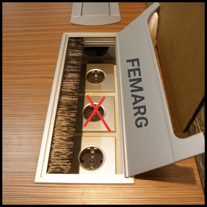 

Vanila | Femarg 12Cm X 30Cm Gromet Lubang Kabel Kotak Aluminium