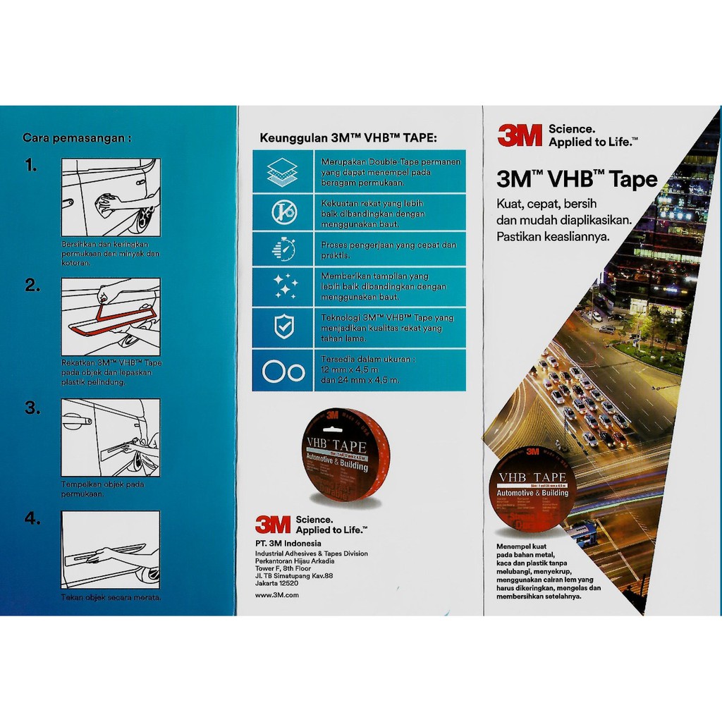 3M VHB Double Tape Automotive 4900 24mm x 4,5M Original