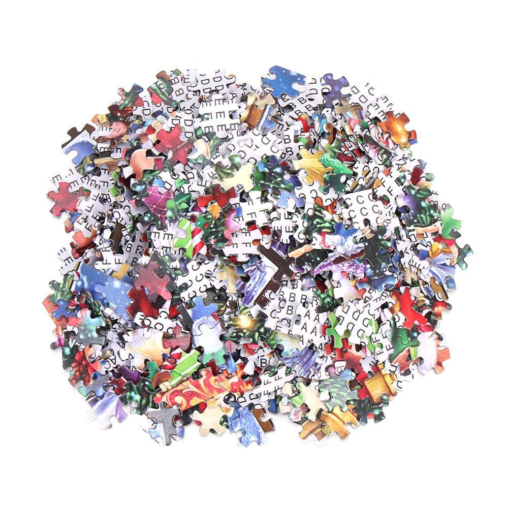 R-flower 1000pcs Mainan Edukasi Puzzle Jigsaw Motif Snowman / Natal Untuk Anak / Dewasa