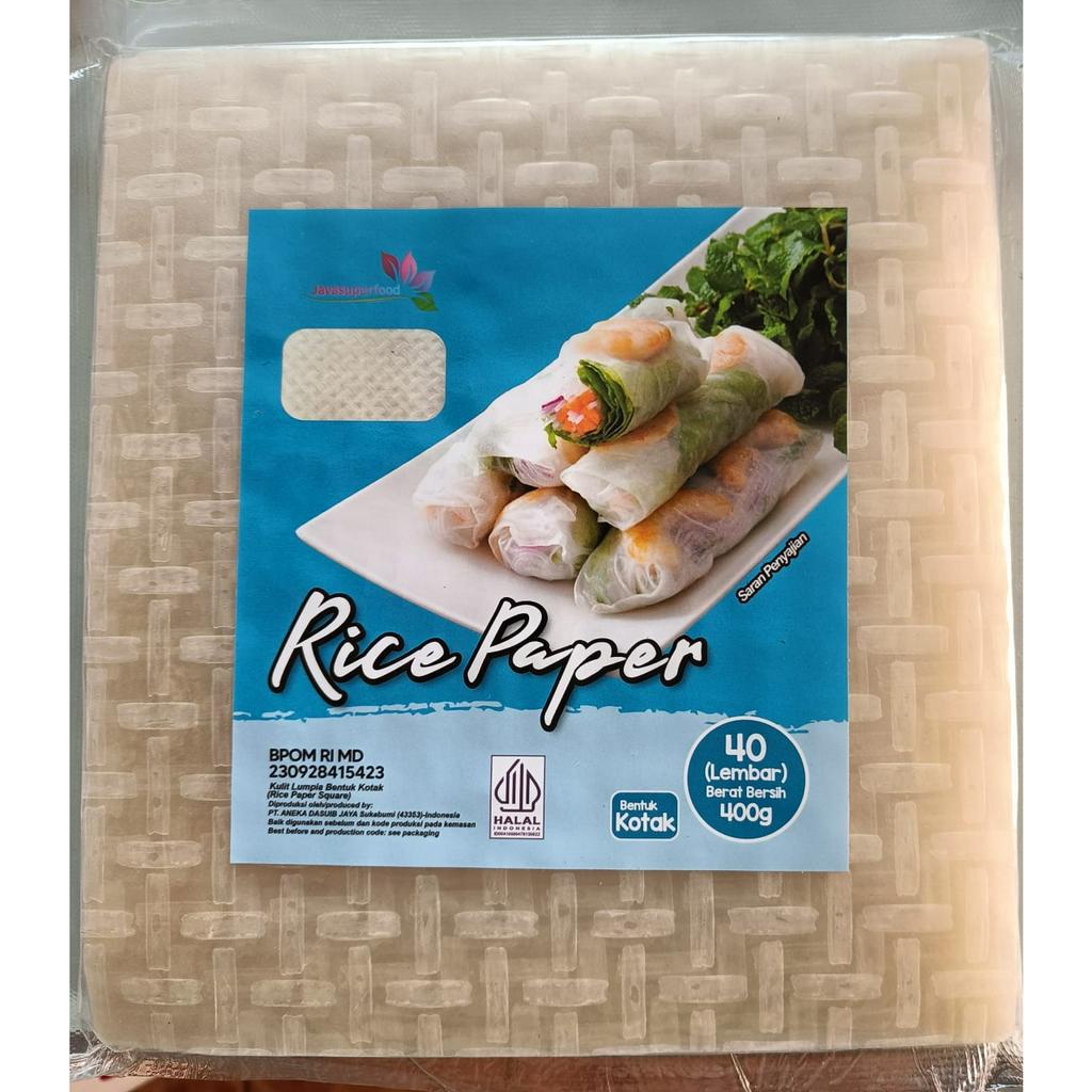 

Kulit Lumpia / Vietnam Rice Paper - BPOM + Packing Dus + Buble