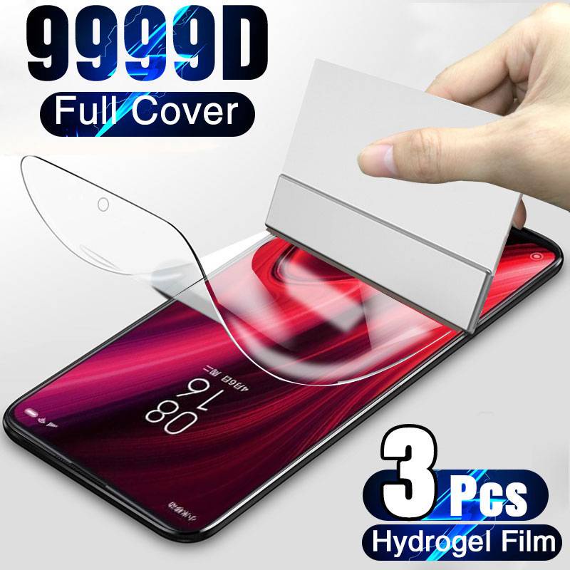 3PCS Hydrogel Film For Xiaomi Redmi k30 / K20 pro / K20 / Redmi 10X 4G / Redmi 10X 5G / Redmi 9 / Redmi 9A / k30 / K30 PRO / k30S Note9 4G / Note9 5G / Note9 Pro / Note8 pro / Note8 / Note7 / 7 pro / Note10 / Note10 Pro Screen Protector