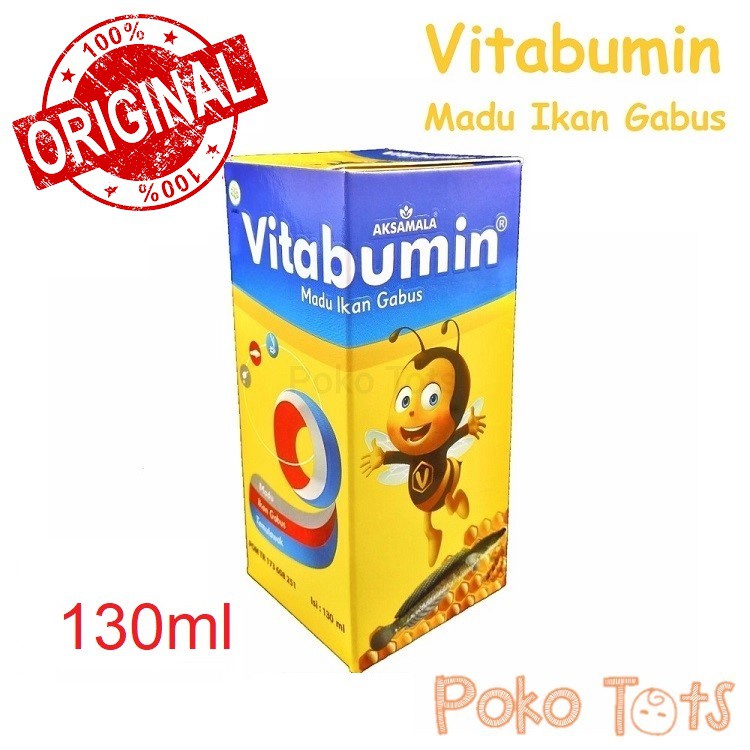 Vitabumin Madu 130ml Nutrisi Tumbuh Kembang Penambah Nafsu Makan Anak