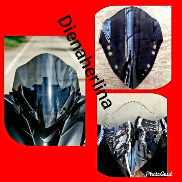 WINDSHIELD XMAX BUBBLE VISOR XMAX BUBBLE TEBAL 4 MILI