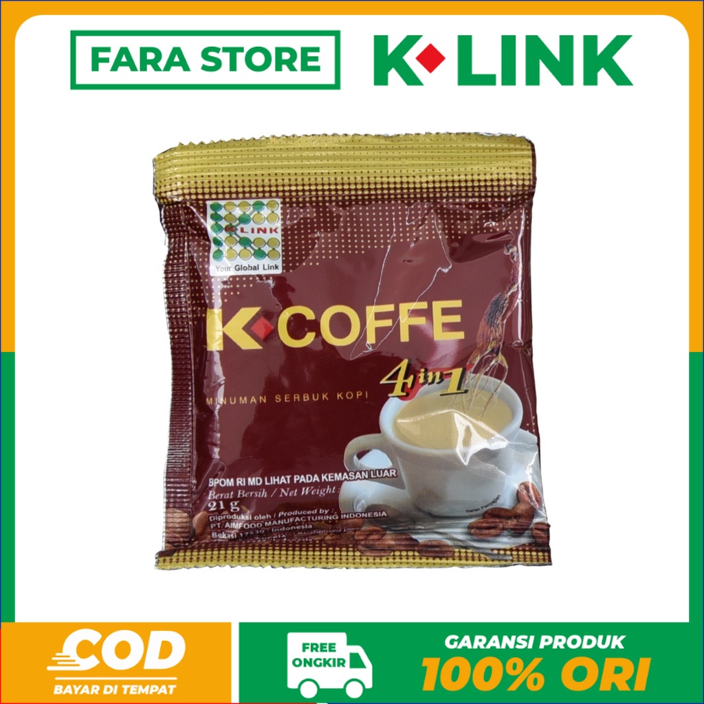 

[COD] K-COFFE 4in1 ORIGINAL K-LINK (SACHET)