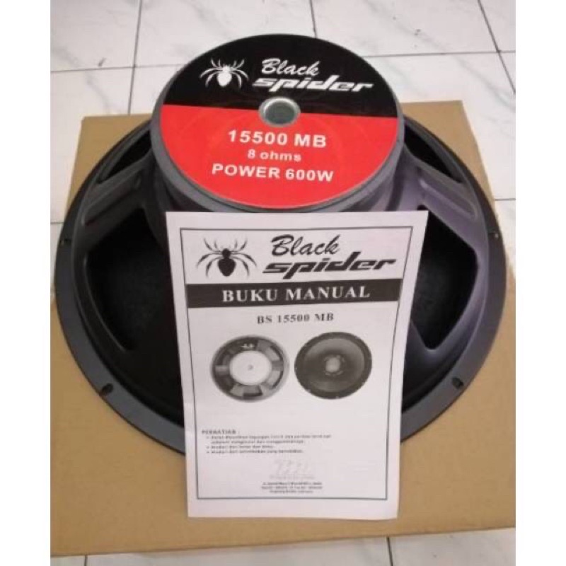 Speaker blackspider 15 inch 15500 MB Black spider