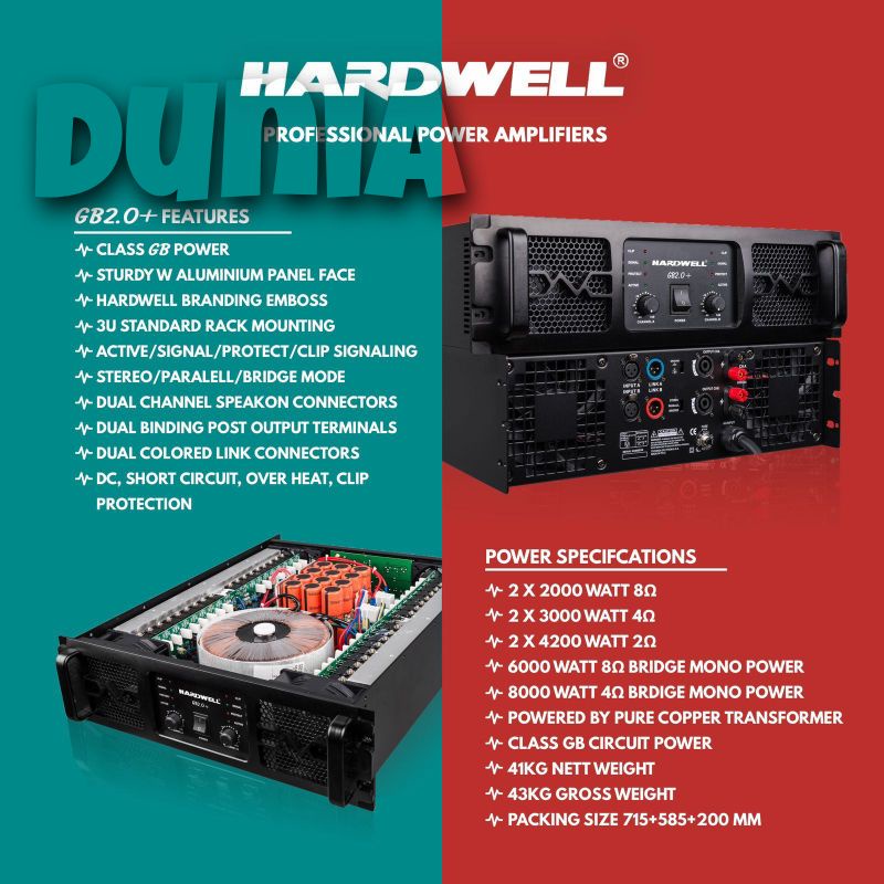 Power Hardwell GB2.0+ Original Amplifier Hardwell GB 2.0 + Class GB