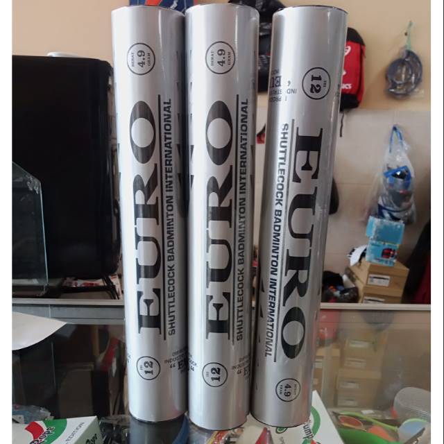 Shuttlecock badminton euro silver // euro // kok // cock // kok murah