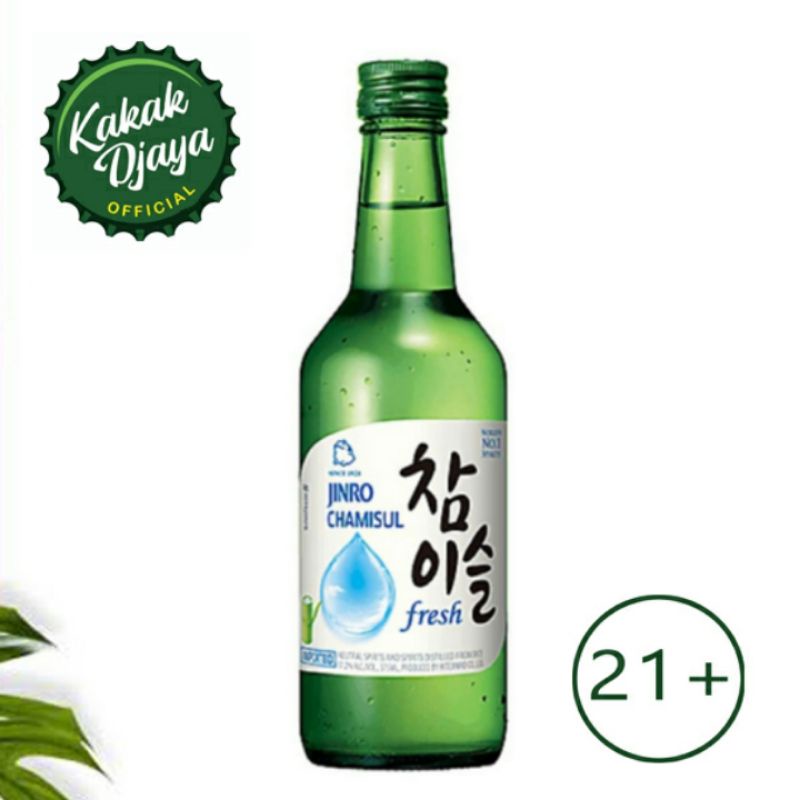 Soju Jinro Original 360ml botol Chamisul Jinro Chamisul original Soju import 360ml Soju Korea jinro chamisul