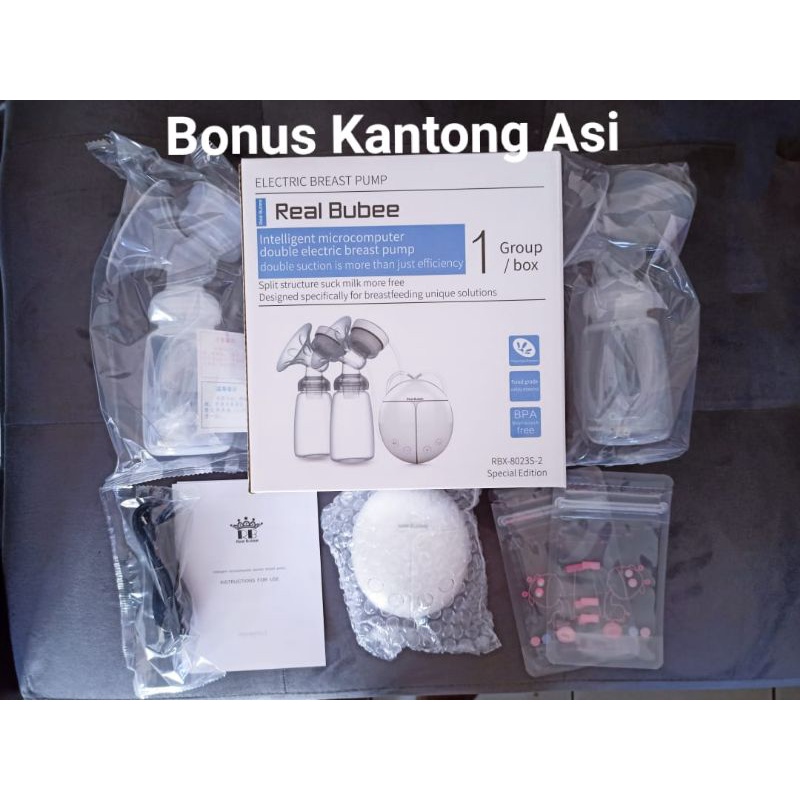 (Bergaransi)Pompa Asi Elektrik Real Bubee /Sondkoo Double Breast Pumping