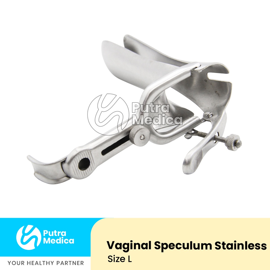 Vaginal Speculum Stainless Steel - L /  Cocor Bebek / Spekulum