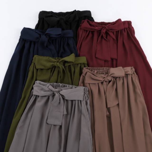 Bisa COD rok panjang fashion muslim skirt panjang rok polos panjang rok skirt panjang salisa