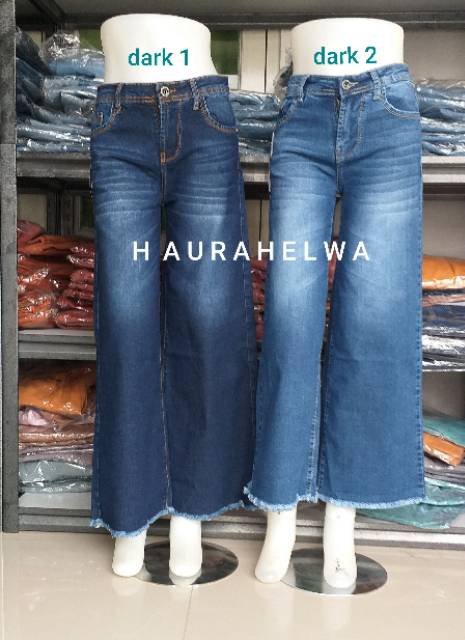 KULOT JEANS  VJ ORIGINAL HAURAHELWA  rawis polos size 27~30