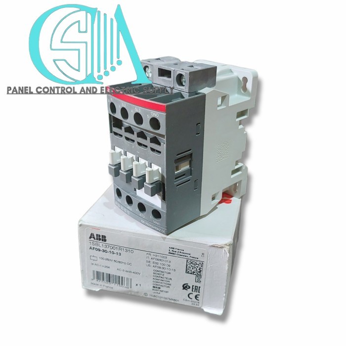 Kontaktor ABB AF09-30-10-13 100-250V50/60HZ-DC 1SBL137001R1310