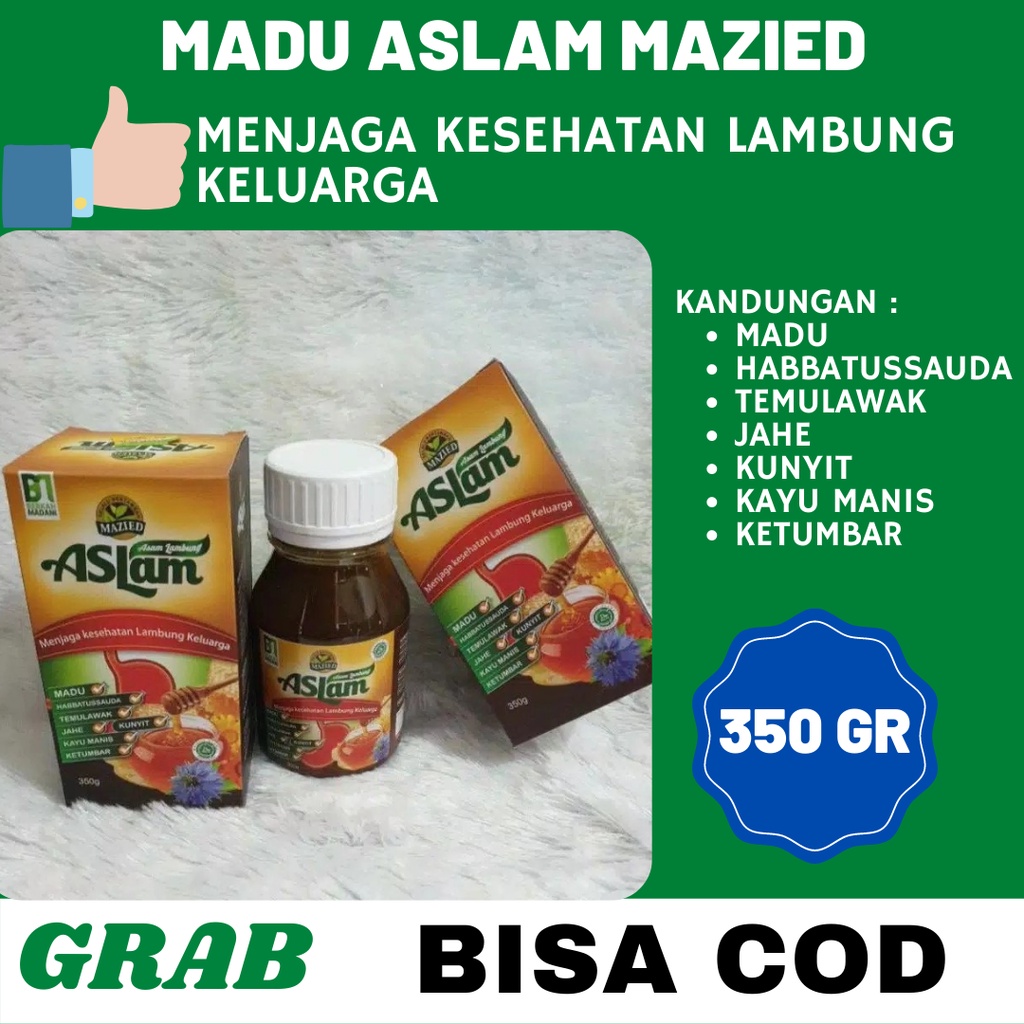 

Madu Herbal Asam Lambung Maag Dan Gerd Aslam Mazied Halalan Thoyyiban