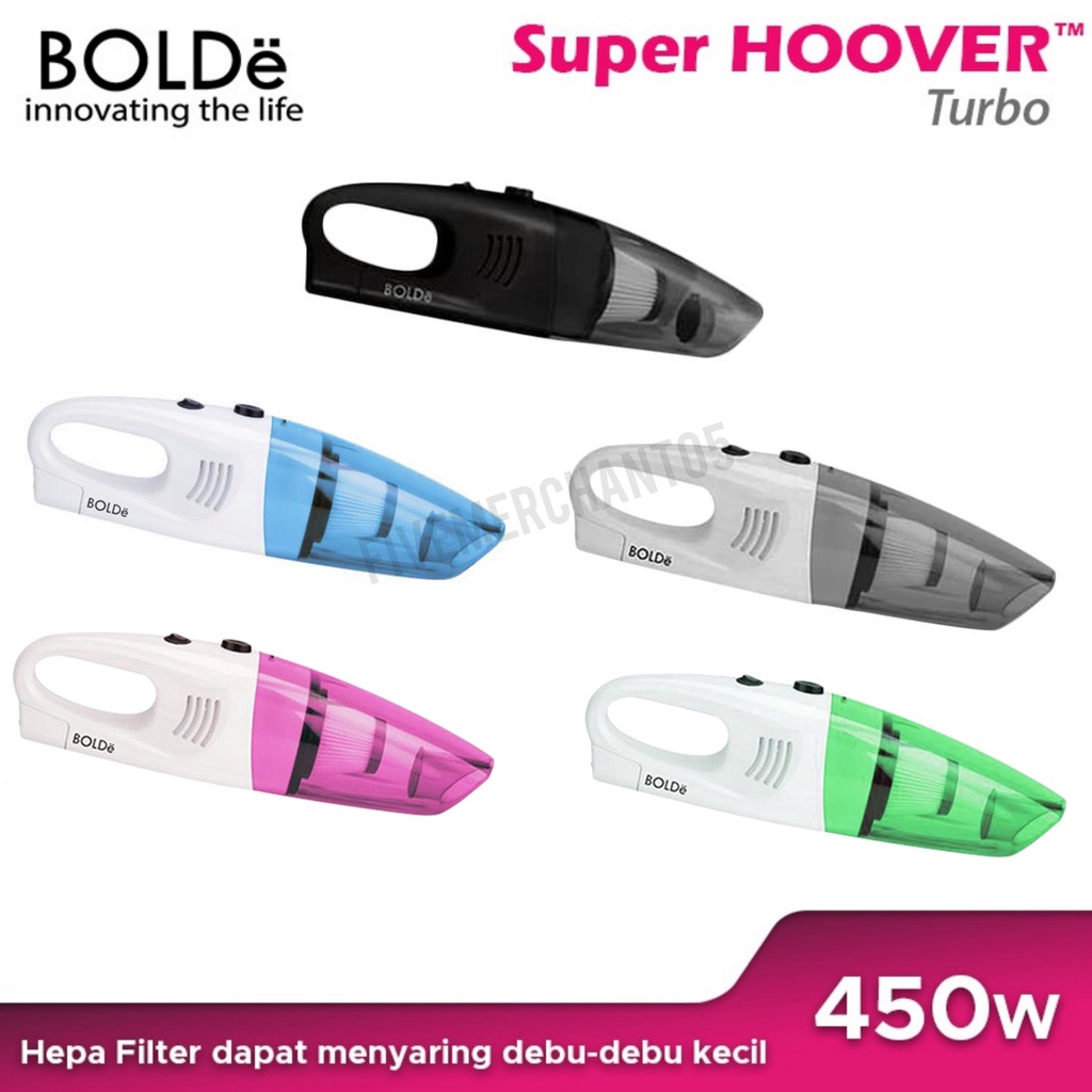 Vacuum Bolde Super Hoover Turbo 400 Watt Penghisap Debu Bolde Turbo Vacum Cleaner Super Hoover