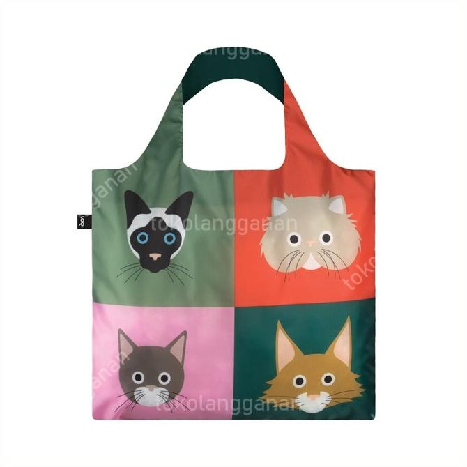 TRAVEL BAG Loqi Tas Bahu Lipat Cats Artist Collection