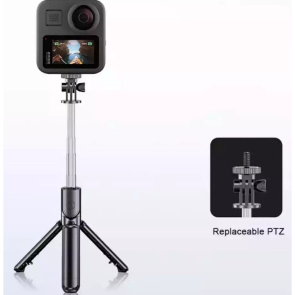 TRIPOD TONGSIS 3 IN 1 S03 SELFIE STICK INTEGRATED TRIPOD/ TONGSIS/ REMOTE BLUETOOTH/LIVE STREAM SELFIE STICK-TRIPOD HP&amp;CAMERA