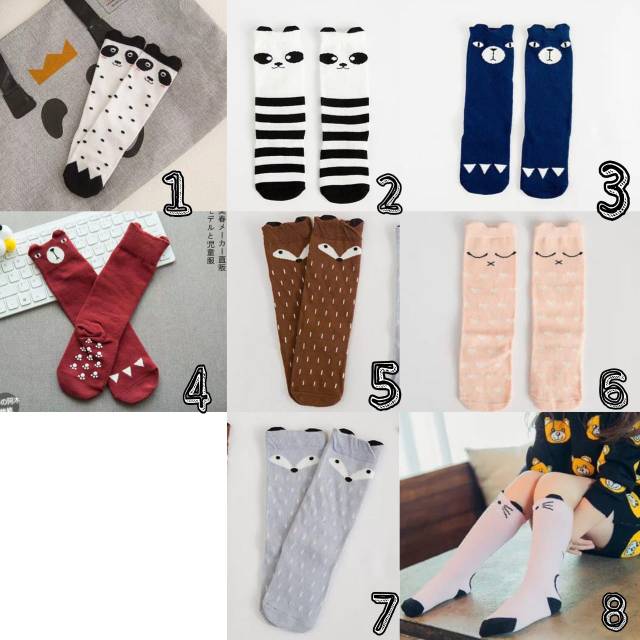 1234OS Kaos Kaki Korea Bayi Panjang