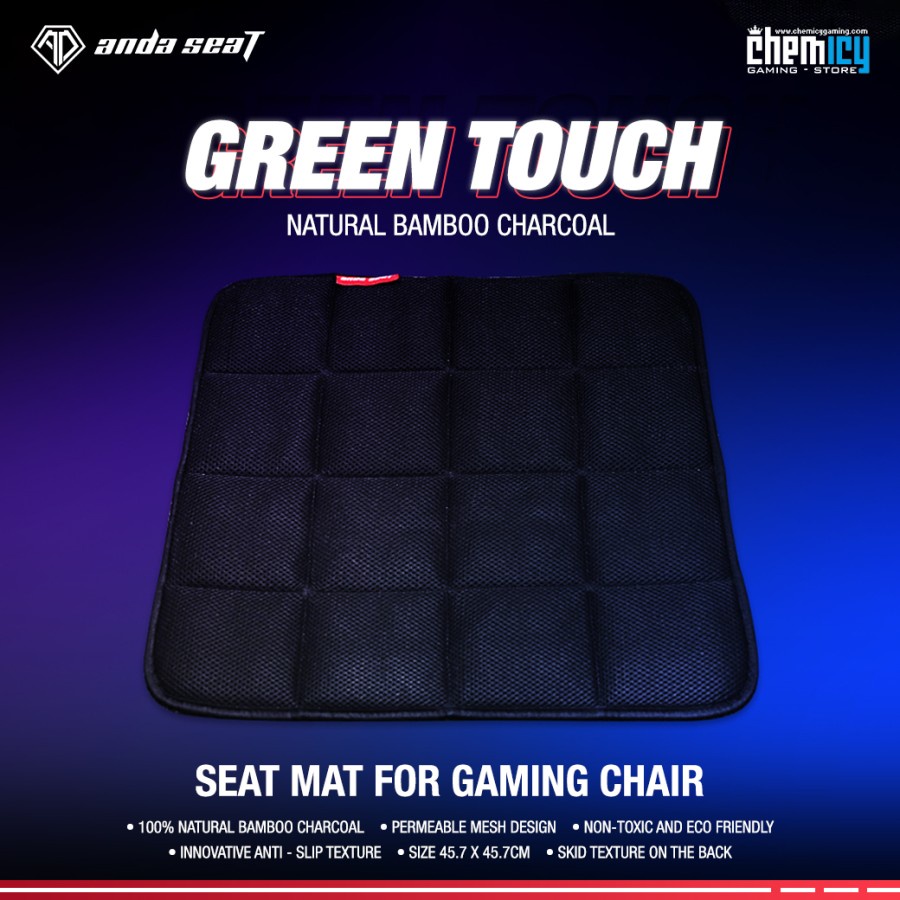 AndaSeat Green Touch Natural Bamboo Seat Mat