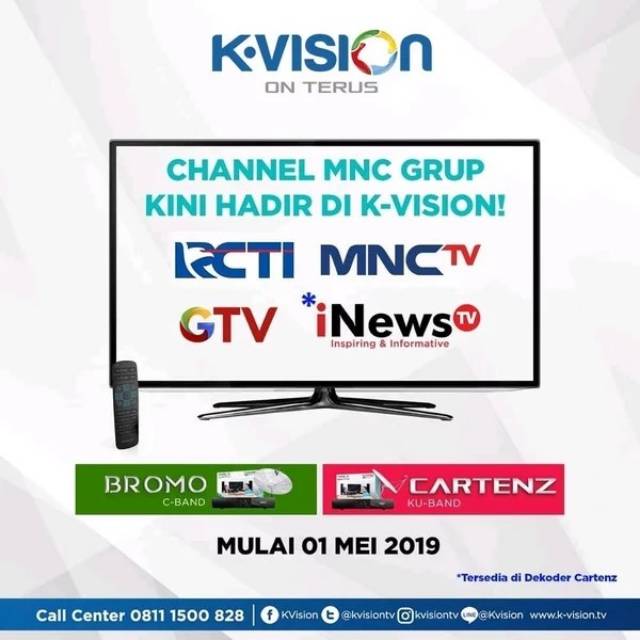 Antena parabola 60cm untuk 2TV lengkap receiver k vision C2000 bisa mnc group